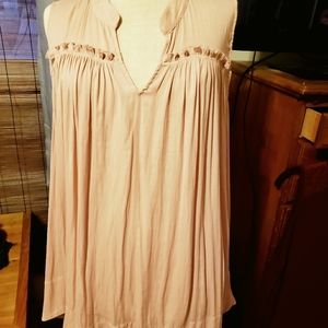 Lane Bryant peach ruffled tank top size 22